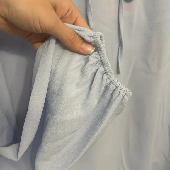 NWT Social standard by sanctuary light blue blouse - Picture 6 of 9